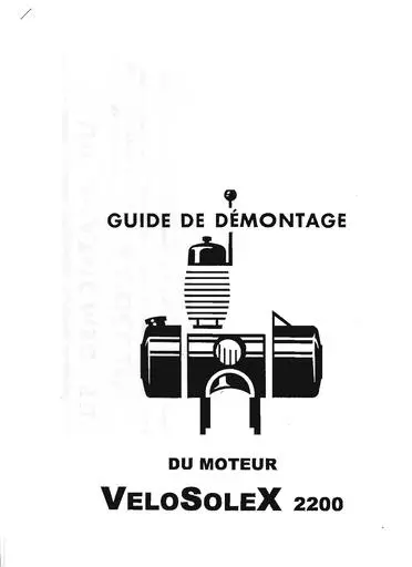 Guide Demontage Remontage Revue Technique SoleX 2200