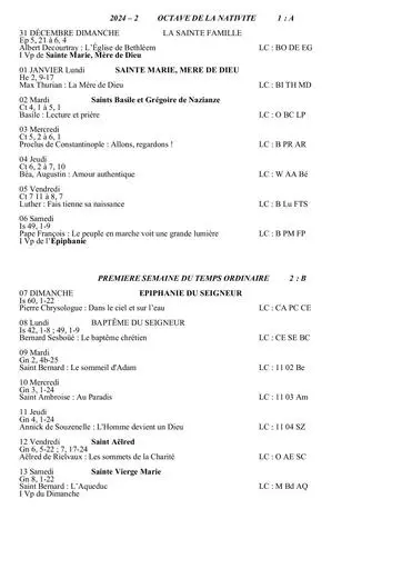 Citeaux 2024 2 lectures de vigiles