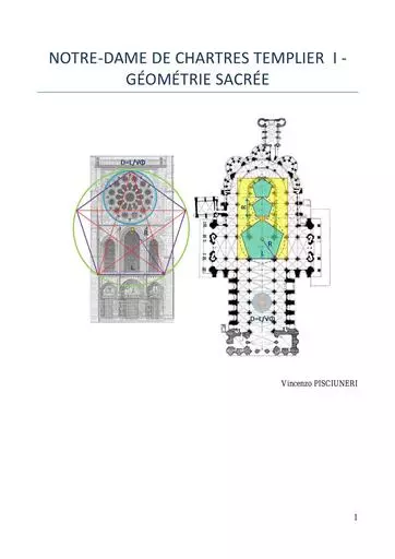 NOTRE DAME DE CHARTRES TEMPLIERS GEOMETRIE SACREE