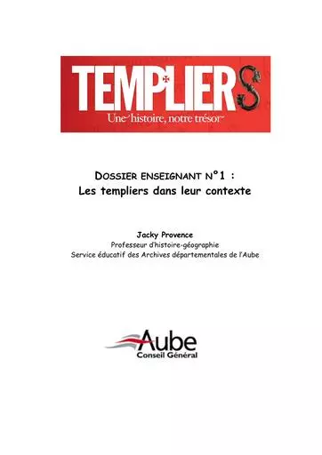 Les Templiers dans leur contexte dossier enseignant