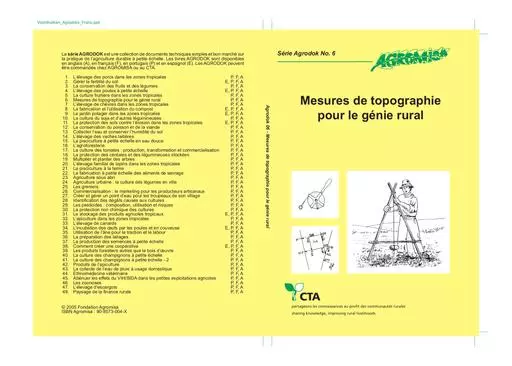Agrodok 6 Mesures de topographie pour le genie rural