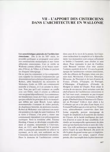 Cisterciens architecture wallonie
