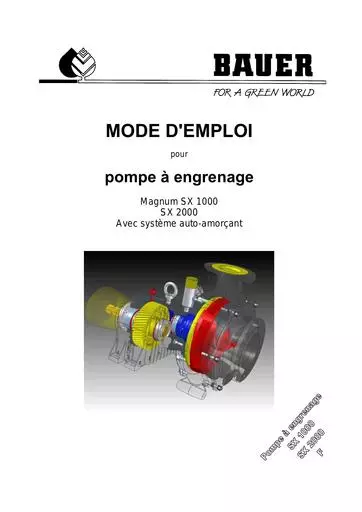 BA Getriebepumpe SX 1000 2000 f1