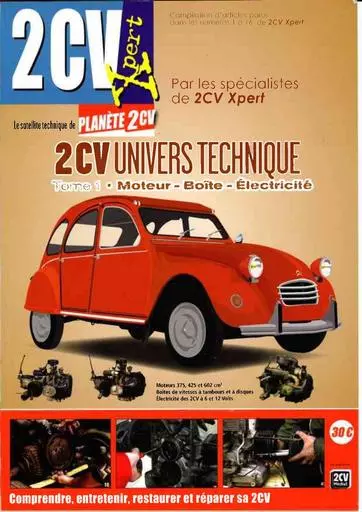 2cv technique   Tome 1   moteur boite electricite