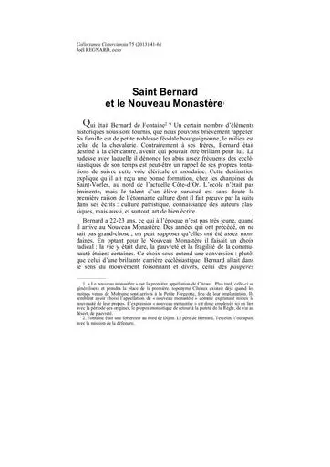 Saint Bernard Regnard 2013
