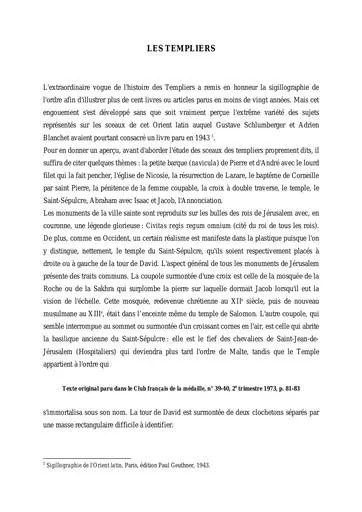 Templiers