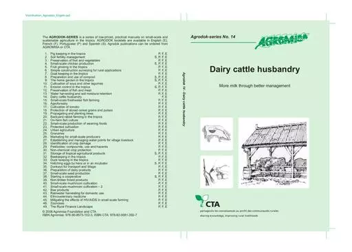 Agrodok 14 dairy cattler husbandry