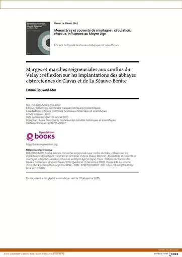 Velay abbayes cisterciennes
