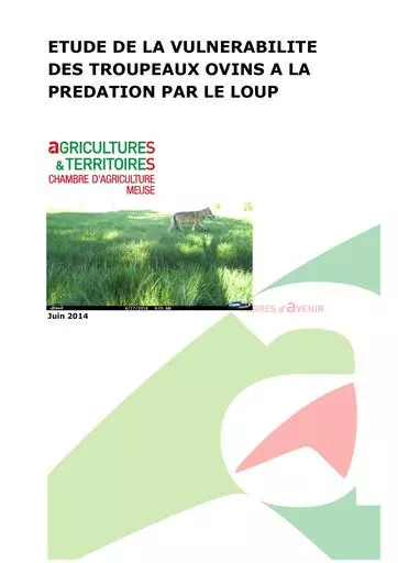 Etude vulnerabilite troupeau ovin