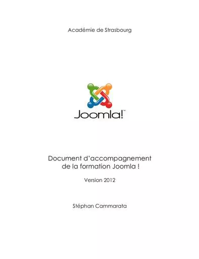 Tutoriel de la formation Joomla