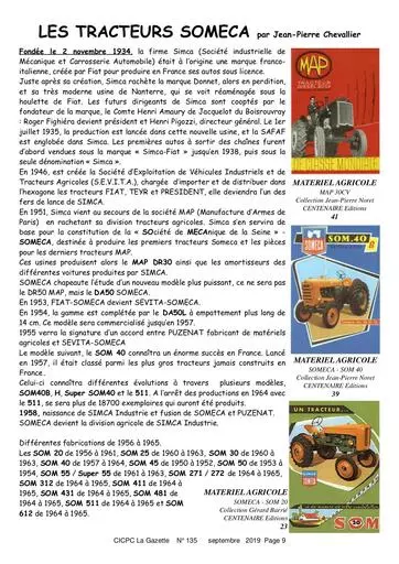 Les tracteurs SOMECA
