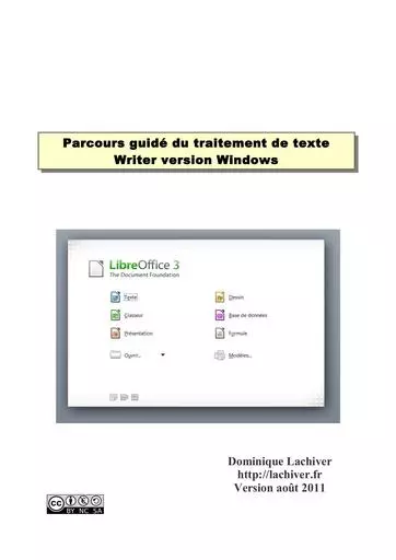 Manuel libreoffice writer