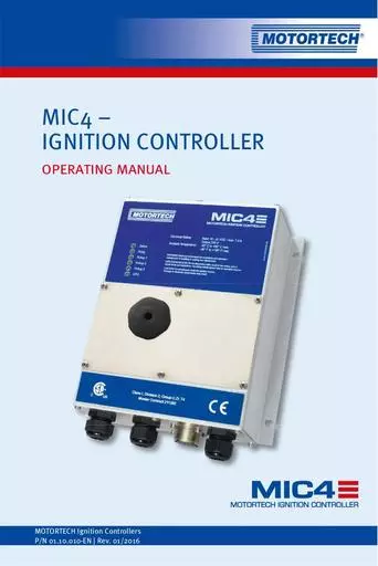 MOTORTECH Manual MIC4 01 10 010 EN 2016 01 WEB
