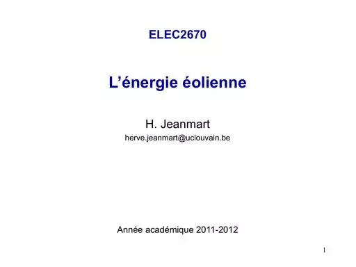 Energie eolienne 2