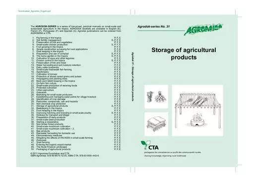 Agrodok 31 storage of agricultural products