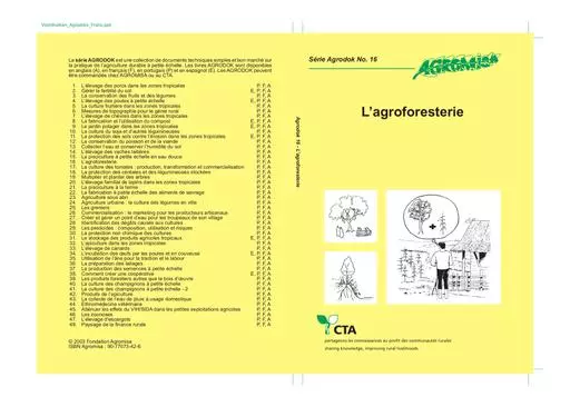 Agrodok 16 agroforesterie
