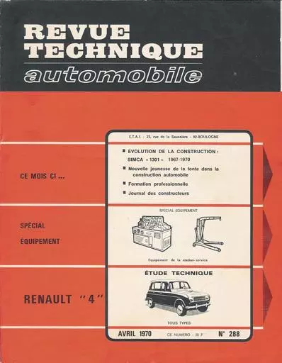 4LTrophy Revue technique 4L