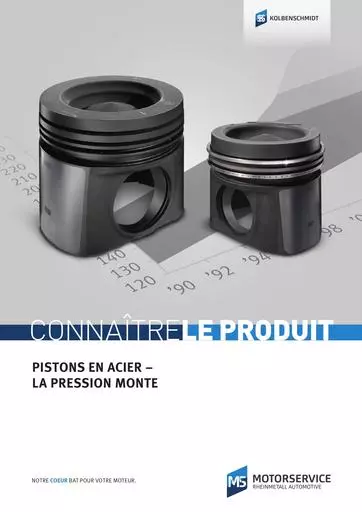 Pistons en acier La pression monte 58433