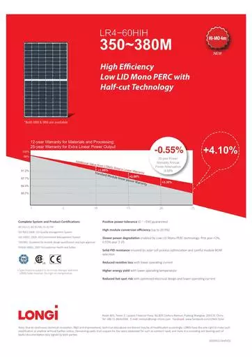 LONGi Solar TDS LR4 60 HIH 350 380W V01 EN (1)