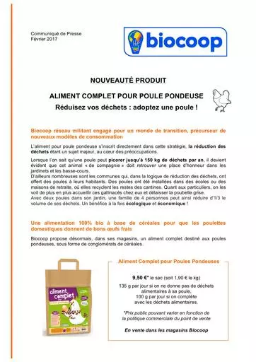 CP Aliment Poule Pondeuse