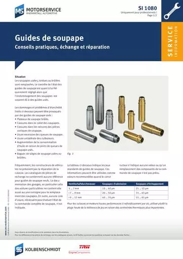 Guides de soupape 788046