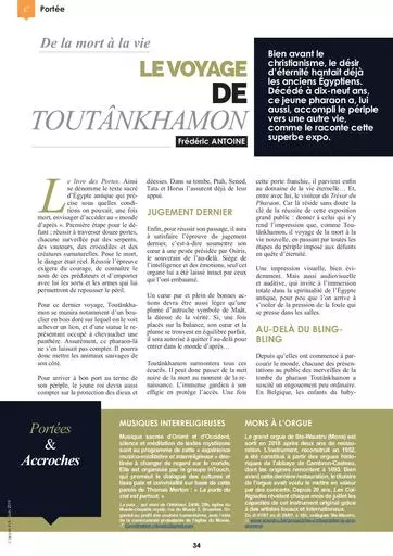 Le voyage de toutankhamon