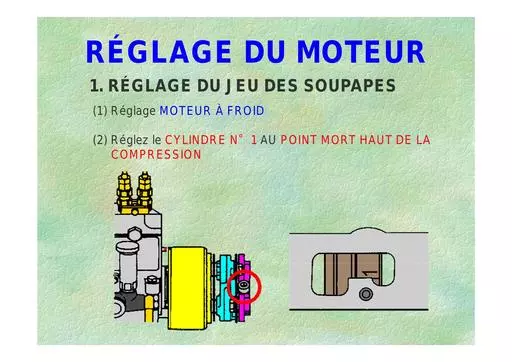 Automemo   reglage moteur