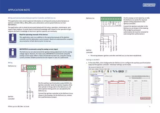MOTORTECH Application Note Wiring DetCon MICX 01 30 011 EN 2016 101