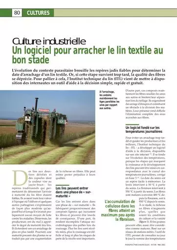 Logiciel lin fibre