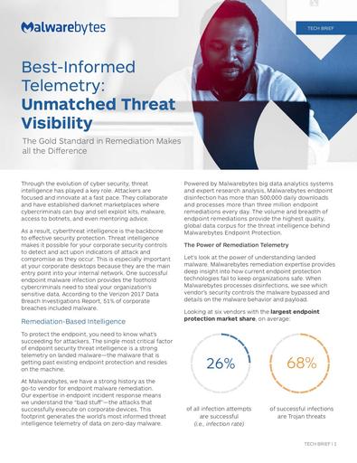 Malwarebytes tech brief best informed telemetry