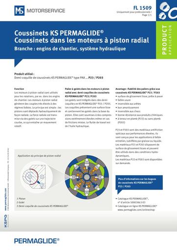 Coussinets KS PERMAGLIDE Coussinets dans les moteurs à piston radial 617949