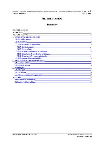 Pdf 113 Filiere Manioc