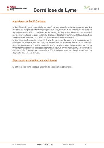 Borreliose  Lyme