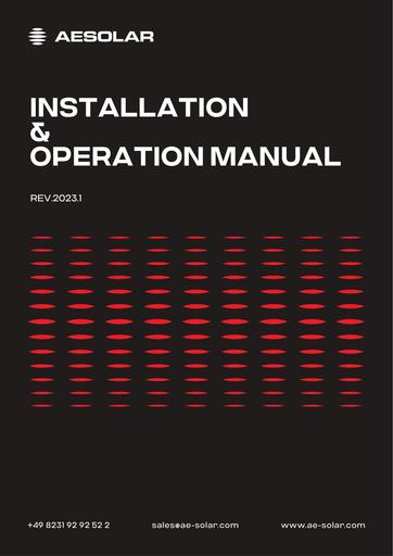 AESolar MANUAL REV 2023 1 2