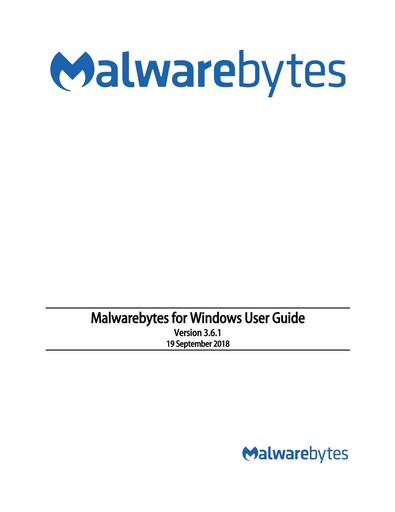 Malwarebytes user guide