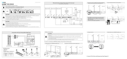 Hanwha Q CELLS Quick Guide QHOME  ESS HYB G2 2018 11 Rev01 EN
