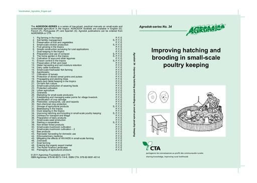 Agrodok 34   poultry hatching and brooding