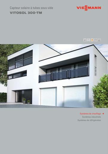 Viessmann Vitosol 300 TM  capteur sous vide