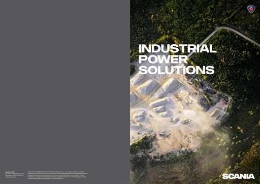 Scania industrial engines brochure