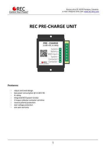 REC PCR11 68V