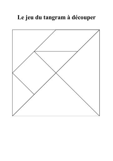 Tangram pièces
