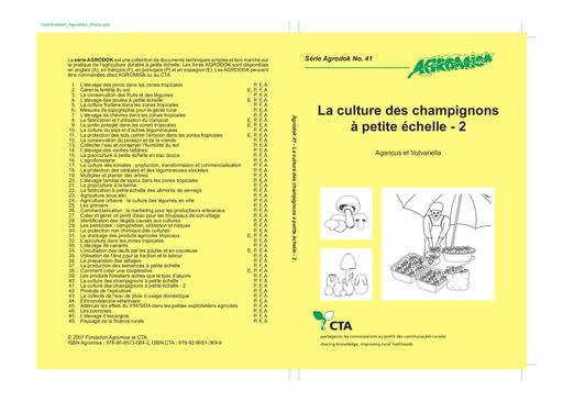 Agrodok   41   La culture des champignons a petite echelle   2
