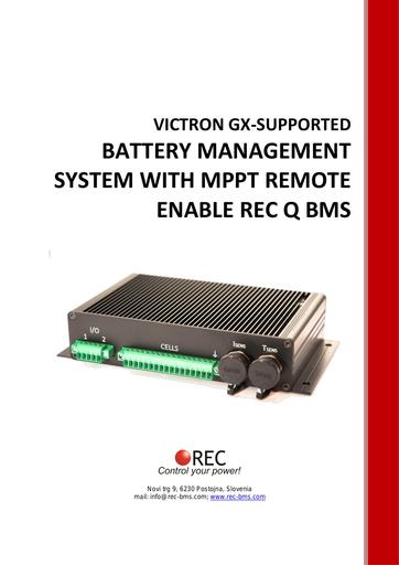 UserManual REC Victron BMS