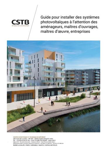 CSTB guide installation systemes photovoltaiques 2024
