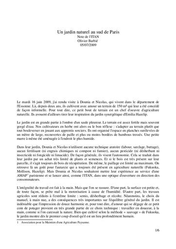 Itan le jardin de dounia au sud de paris juil2009