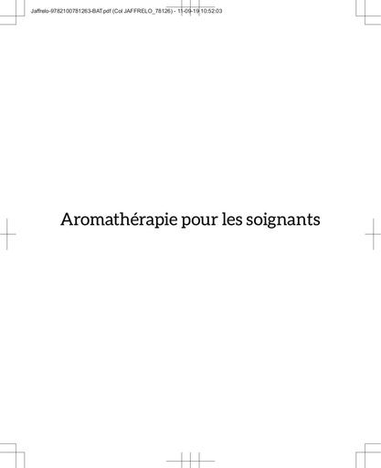Dunod aromatherapie pour les soignants