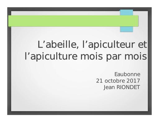 Le travail de l apiculteur