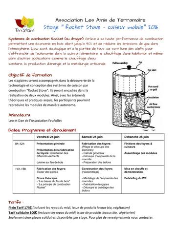 Fiche Stage Rocket Stove 2016 feu follet