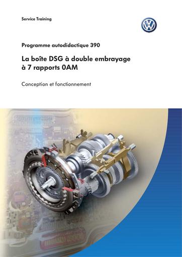 Vw SSP 390 La boîte DSG à double embrayage à 7 rapports 0AM
