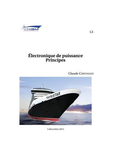 Cours electronique puissance